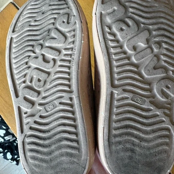 Native Light Pink Perforated Slip-Ons - Picture 4 of 5